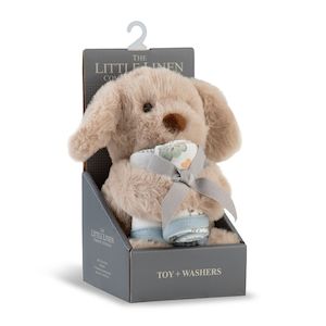 Wash Cloths: BARKLIFE DOG - LITTLE LINEN PLUSH TOY & WASHERS