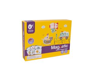 Puzzles: Magnetic Traffic & Transportation - Classic World