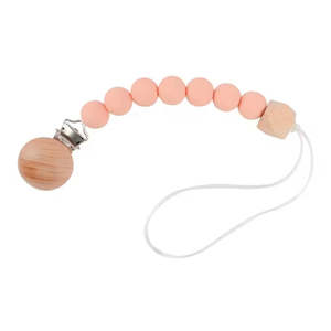 Pacifier Clip Short - Peach