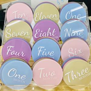 A Instore Bits Bobs: Milestone Disks - Months 12pk