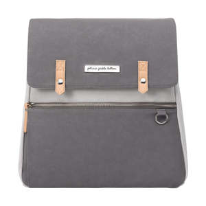 Nappy Bags: Meta Backpack - Silver Grey