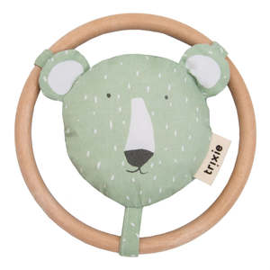 Rattles: Trixie Round Rattle - Mr Polar Bear