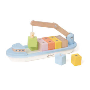 Wooden Block Boat - Classic World
