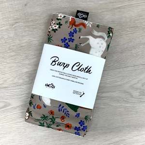 Burp Cloth: Burp Cloth - Woodland Horse