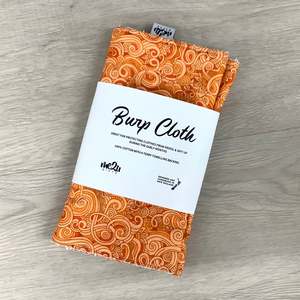 Burp Cloth: Burp Cloth - Māori Theme - Karaka
