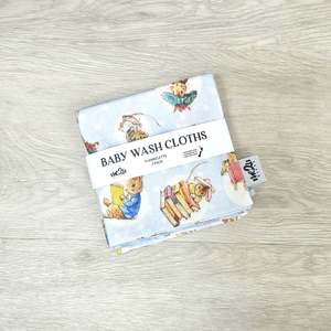 Bath Change: Peter Rabbit Flannelette Wash Cloths 3pk