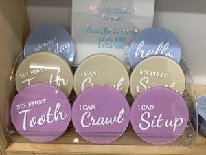 Decor: Handmade Milestone Disks