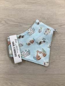 Bibs: Bandana Bib | 3mo+ | Forest Animals Blue