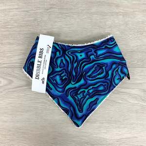 Bandana Bib | 3mo+ | Kiwiana - Pāua