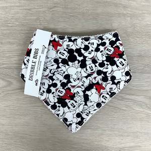 Bibs: Bandana Bib | 3mo+ | Minnie + Mickey