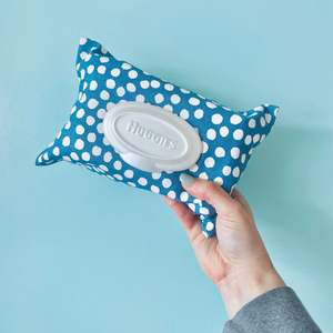 Hidette Wipes Cover: Hidette Wipes Cover - Ocean Dot