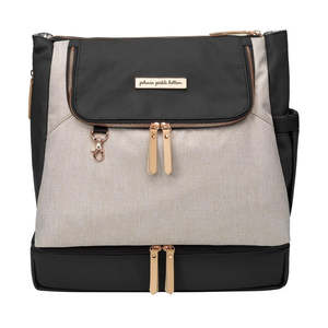 Nappy Bags: Pivot Backpack - Sand/Black