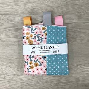 Tag-Me Blankie | 4 Patch | Floral