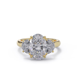 Rings: Adeline Trio in White Diamonds
