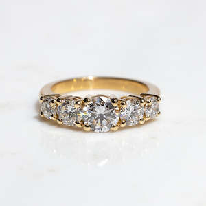 Wedding Rings: Charlotte Five Stone Diamond Ring