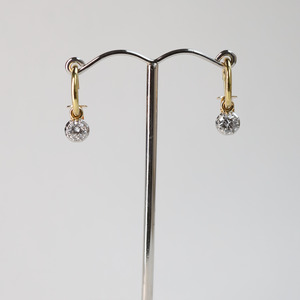 Diamond Huggie Earrings