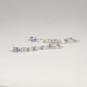 Diamond Drop Earrings