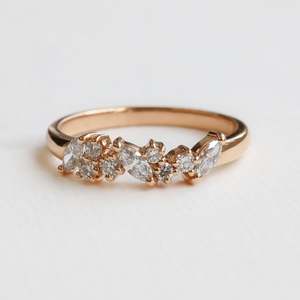 Kayleigh Cluster Diamond Ring