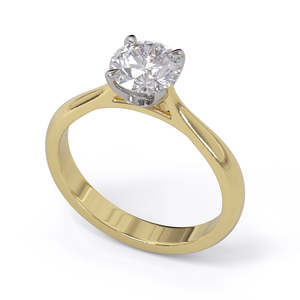 Classic Solitaire Collection: Esther Round Diamond Solitaire