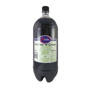 Food Product: Cookies & Cream Milkshake Syrup 6 x 2 L Carton