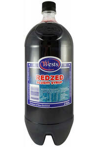 Food Product: Wests 2lt Slushy Syrup - Redzenergy x 6