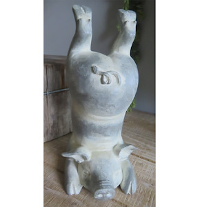 Home decor: Yoga Pig - Scorpion Pose
