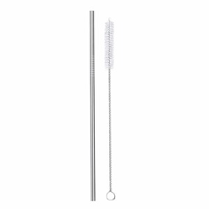 Straight Straw with Vegan Cleaning Brush Pack