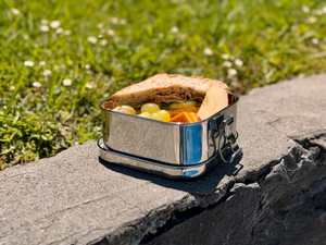 Plastic Free And Sustainable Gifts: Bento Leakproof Square Lunch Box | Stainless Steel | 1000ml