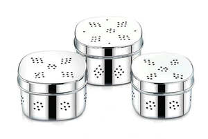 Plastic Free And Sustainable Gifts: Breathable Stainless Steel Veggie Container NZ | Deep Box | 1100ml