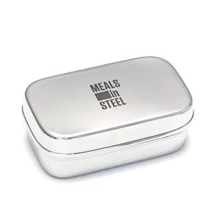 Plastic Free And Sustainable Gifts: Stainless Steel Snack Box | Small & Durable | 250ml Capacity