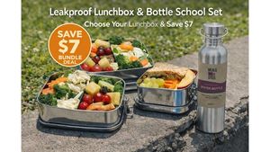 Best Sellers: Leakproof Lunchbox & Bottle School Set – Choose Your Style Save $10