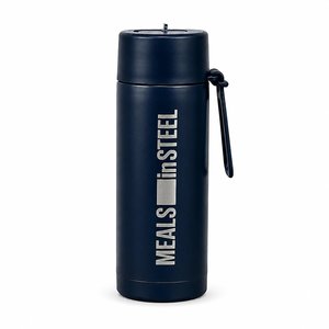 Insulated Sipper Water Bottle with Steel Straw | 650ml (22oz)