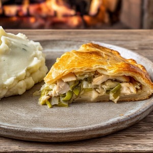 Products: Chicken and Leek Family Pie