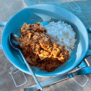 Products: Tofu Vegetable Butter Curry RTE Micro Meal