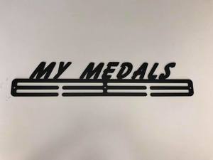 Black Medal Hangers: My Medals - Black