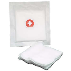 Frontpage: Medical Supplies NZ Sterile Non Woven Swabs 10cm x 10cm (5's)