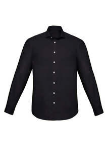 Biz Collection 1: Mens Charlie Slim Fit Long Sleeve Shirt