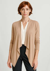 Womens Sofia Waterfall Cardigan