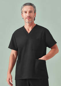 Biz Care Unisex Pulse V-Neck Scrub Top - CU544US