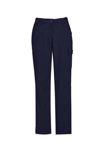 Womens Pants: Biz Care Womens Comfort Waist Cargo Pant - CL954LL