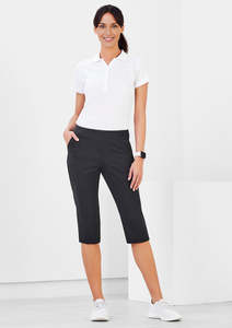 Womens Pants: Biz Care Womens Jane 3/4 Length Stretch Pant - CL040LL