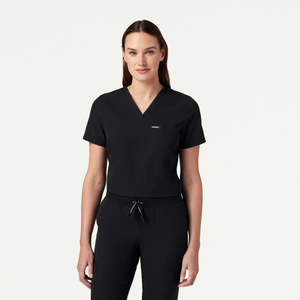 Womens: Rhena Slim Essential 1-Pocket Scrub Top - W10013