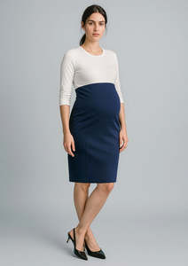 Biz Collection 1: Womens Cool Stretch Maternity Skirt