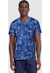 Womens: CK Prints Unisex V-Neck Print Top - CK691