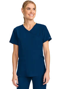 CK WW Originals Ultra Maternity Mock Wrap V-Neck Top - CK701A