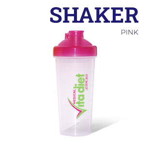 Accessories: 500ml Plastic Shaker - Pink