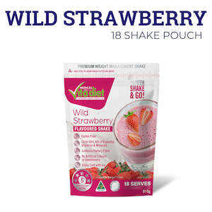 Shakes: Wild Strawberry Shake 18 Serve Pouch
