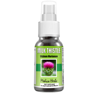Milk Thistle Herbal Spray - for Liver & Gall Bladder support (50ml) - 100% Natural
