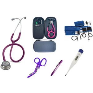 Advanced Nurses Kit Purple - Littmann Classic III Stethoscope Purple 5831, Sphyg&hellip;