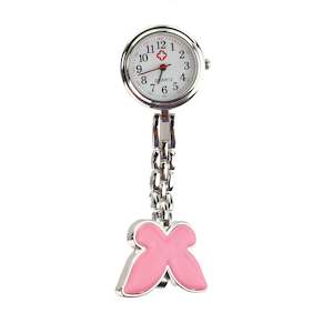 Butterfly Fob Watch - Pink
